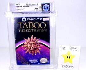 Taboo The Sixth Sense New Nintendo NES Factory Sealed WATA VGA Grade 9.4 A MINT