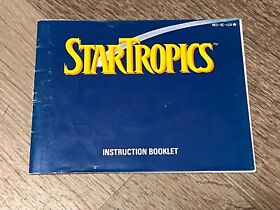 StarTropics Instruction Manual Booklet Nintendo Nes Authentic