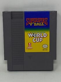 NES Nintendo - Super Spike V'Ball / Nintendo World Cup Soccer - Tested