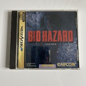 Biohazard (Resident Evil) Sega Saturn SS NTSC-J JAPAN 1997 Game