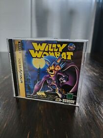 Willy Wombat Sega Saturn Complete Authentic JP Import