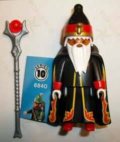 Playmobil,WIZARD WITH STAFF,Series #10 Figure,RETIRED