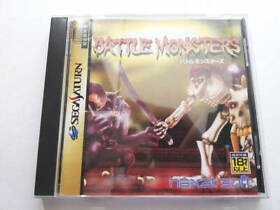 Guaranteed Operation SS Sega Saturn Battle Monsters Game Retro Japan W2