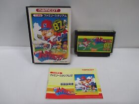 NES -- Pro Yakyu Family Stadium 87 -- Box. Famicom, JAPAN Game. 10478