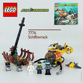✔️ LEGO Aqua Raiders 7776 - Shipwreck - 100% Complete + BA ✔️