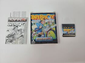 Paperboy Atari Lynx w/ Manual & Box TESTED WORKS [Still In Package Wrapping]