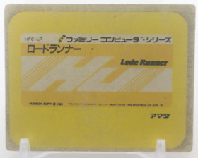 Lode Runner #51 Family Computer Card Menko Amada Famicom Konami 1985 Japan A3