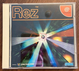 Rez Sega Dreamcast 2001  w/spine reg used video Game from japan Free Shipping