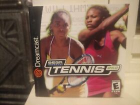Tennis 2K2 Sega DREAMCAST Game Instruction Manual Booklet w/ Venus, Serena *ONLY