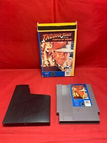 Indiana Jones and the Temple of Doom NES Nintendo Cartridge & Box *NO MANUAL*