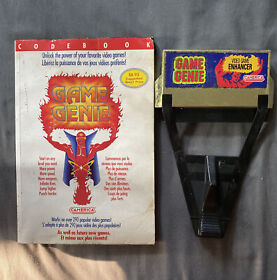 Game Genie Nintendo NES Galoob Game Cartridge Adapter W/ BOOK Authentic/Tested