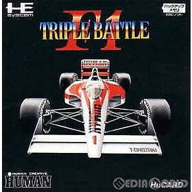 PCE F1 Triple Battle PC Engine Soft Human Racing Game NTSC-J Japan 1989 F/S