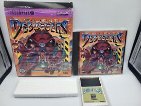 Silent Debuggers (TurboGrafx-16 /TG16, 1991) Complete w/ Original Box and Seal