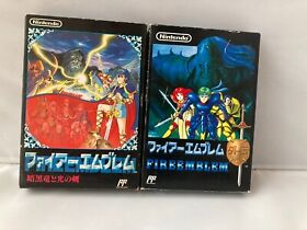 VG++ Lot Fire Emblem 1 Gaiden 2 FC Famicom NES NTSC-J Japan Import Tested Works