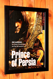 Prince of Persia 2 The Shadow and the Flame NES Promo Small Poster / Ad Framed