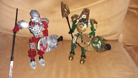 LEGO Bionicle Toa Iruini 8762 and Toa Norik 8763 Complete