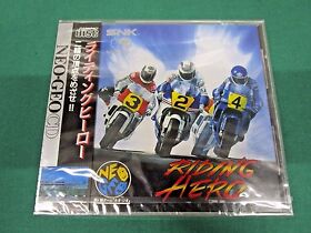 Neo Geo CD -- Riding Hero -- New & Sealed. JAPAN GAME. SNK. 15125