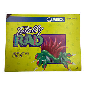 Totally Rad - Nintendo NES Manual Instructions Booklet AUS