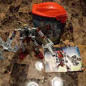 LEGO Bionicle Toa Tahu #8689: W/BOX/MANUAL/MISSING PIECES