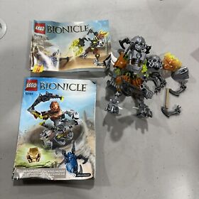 Lego Bionicle 70779 & 70785 Manual With A Few Parts And Pieces 
