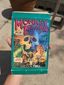 The Secret of Monkey Island Sega CD JVC Box Only! NO GAME! Rare! ✨