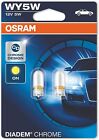 Osram WY5W DIADEM Chrome Blinkerlampe Standlicht PKW Motorrad 2er Set