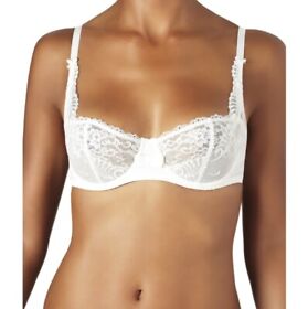 Aubade L'Insoumise half cup bra NWT Color Ivory 38F