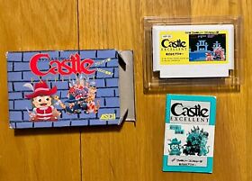 Castle Excellent Famicom ASCII Nintendo Japan 1986