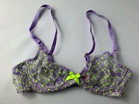 AGENT PROVOCATEUR LILAC NANCEE BRA 32B, USED ONLY A FEW TIMES. BRA ONLY 