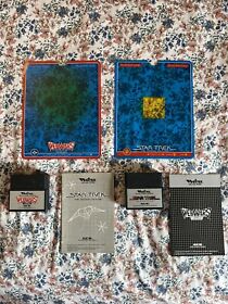 GCE Vectrex Web Wars, Star Trek, Color Overlays and Manuals, Very Good Shape!