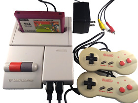 Nintendo New Famicom FC Console & Tennis Cartridge HVC-101 Japanese NES
