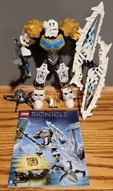100% Complete & Retired Lego Bionicle Kopaka - Master of Ice (70788) w/ Manual 