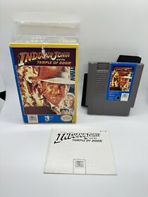 Indiana Jones and the Temple of Doom with Box/ NO Manual NES Nintendo