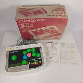 Sega Saturn HSS-0136 Virtua Stick JAPAN Arcade Controller w/Box TESTED