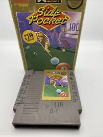 Side Pocket - Nintendo NES - Cartridge & Box, NO Manual