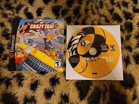 Crazy Taxi (Sega Dreamcast, 2000) (TESTED/WORKING) (DISC  & MANUAL ONLY)