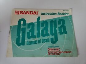 Galaga: Demons of Death (Nintendo NES, 1988) Instruction Manual Only
