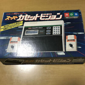 EPOCH game Super cassette vision body with box Operation has been confirmed