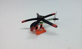 Micro Machines Hughes 500 Helicopter Chrome 1 1/4" Chopper Aircraft Galoob 1994