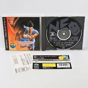 Neo Geo CD WORLD HEROES PERFECT Spine * 5108 nc