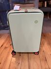 Mixi Carry On 20 Inch Rolling Travel Luggage Case Wide Handle Avocado Green New