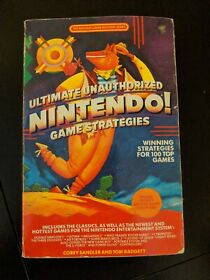 1989 Ultimate Unauthorized Nintendo NES Hint Book Megaman Mario Bros Power Glove