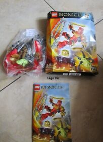 LEGO 70787 BIONICLE TAHU MASTER OF FIRE COMPLETE + 2015 NOTICE + BOX - CNB59
