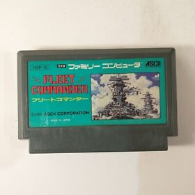 Fleet Commander (Nintendo Famicom FC NES, 1988) Japan Import
