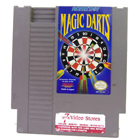 Magic Darts CLEANED & TESTED AUTHENTIC NES Nintendo Game Cartridge
