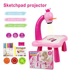 Children Led Projector Art Drawing Table Toys Kids Painting Board Desk Arts Craf