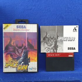Master System SPACE GUN Boxed & Complete Sega PAL Version REGION FREE