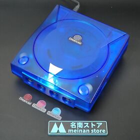 SEGA Dreamcast GDemu v5.20.5 Translucent Blue Shell MOD Console Only