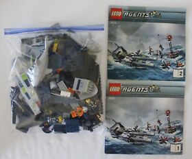 Lego/Agents/Mission 4-Speedboat Rescue/8633/Complete W Manual/2008