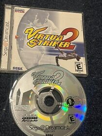 Virtua Striker 2 Sega Dreamcast Complete CIB